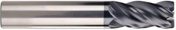 SGS - 20mm, 38mm LOC, 20mm Shank Diam, 104mm OAL, 4 Flute, Solid Carbide Square End Mill - Single End, AlTiN Finish, Spiral Flute, Variable° Helix, Centercutting, Right Hand Cut, Right Hand Flute, Series Z1M - USA Tool & Supply