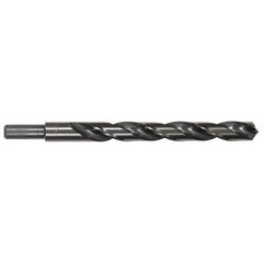 Cle-Line - 1/2" Drill, 118° Point, High Speed Steel Silver Deming & Reduced Shank Drill Bit - Exact Industrial Supply