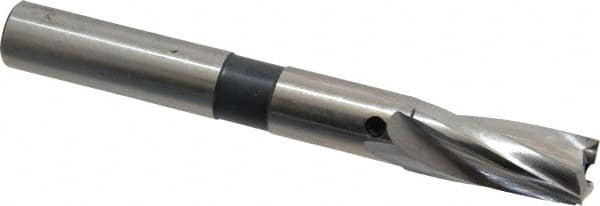 Cleveland - 17/32" Diam, 1/2" Shank, Diam, 3 Flutes, Straight Shank, Interchangeable Pilot Counterbore - USA Tool & Supply