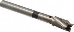 Cleveland - 21/32" Diam, 1/2" Shank, Diam, 3 Flutes, Straight Shank, Interchangeable Pilot Counterbore - USA Tool & Supply