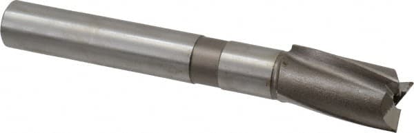 Cleveland - 1" Diam, 3/4" Shank, Diam, 3 Flutes, Straight Shank, Interchangeable Pilot Counterbore - USA Tool & Supply