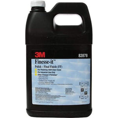 3M - 1 L Water Soluble Compound - Compound Grade Ultra Fine, Grade Very Fine, 1,200 Grit, Gray, For Scratch Removal, Use on Painted Metals - USA Tool & Supply