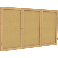 Ghent - Cork Bulletin Boards Style: Enclosed Cork Bulletin Boards Color: Natural Cork - USA Tool & Supply