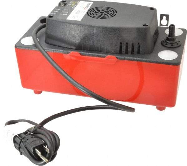 Value Collection - 1/2 Gallon Tank Capacity, 115V Volt, Electronic Condensate Pump, Condensate System - 3/8 Barbed Outlet Size - USA Tool & Supply