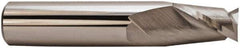 M.A. Ford - 3/4", 1" LOC, 3/4" Shank Diam, 3" OAL, 2 Flute, Solid Carbide Square End Mill - Single End, TiCN Finish, 30° Helix, Centercutting, Right Hand Cut, Right Hand Flute, Series 164 - USA Tool & Supply