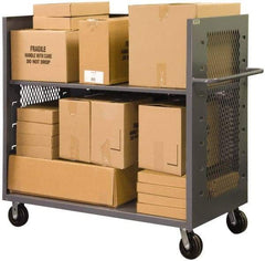 Durham - 2,000 Lb Capacity, 1 Shelf, Stock Truck - 36" Long x 36-1/2" Wide x 56-7/16" High - USA Tool & Supply