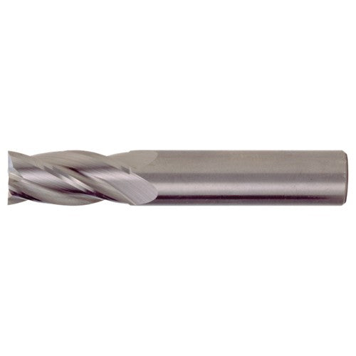 ‎3/32″ × 1/8″ × 3/8″ × 1-1/2″ RHS / RHC Solid Carbide 4-Flute Square Nose Single End General Purpose End Mill - TiAlN - Exact Industrial Supply