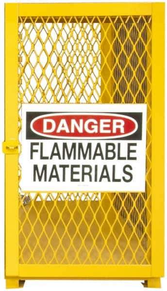Durham - Gas Cylinder Storage Cabinet - Steel, 30" Wide x 20" Deep x 33-1/2" High - USA Tool & Supply