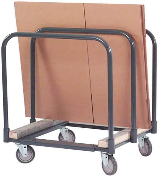 Durham - 1,200 Lb Capacity Cold-Rolled Steel Panel Mover - Cold-Rolled Steel Deck, 28" OAW - USA Tool & Supply