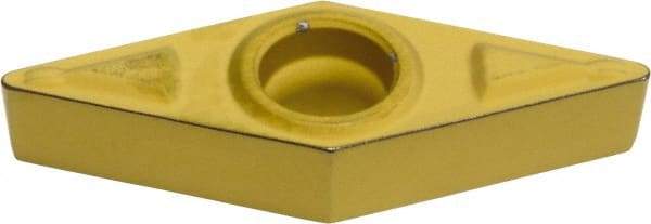 Sumitomo - VBMT222 ESU Grade AC610M Carbide Turning Insert - Al2O3 Finish, 35° Diamond, 1/4" Inscr Circle, 1/8" Thick, 1/32" Corner Radius - USA Tool & Supply