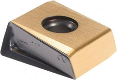 Iscar - T490 LNHT160708 Grade IC830 Carbide Milling Insert - TiAlN/TiN Finish, 0.626" Thick, 0.8mm Corner Radius - USA Tool & Supply