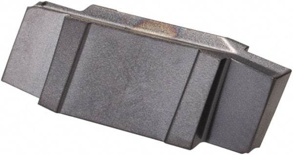 Iscar - 157015GIP Grade IC908, 1.57mm Cutting Width Carbide Grooving Insert - 2.69mm Max Depth of Cut, Neutral, 0.15mm Corner Radius, TiN/TiAlN Finish - USA Tool & Supply