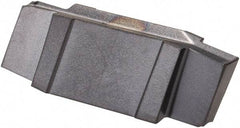 Iscar - 157015GIP Grade IC908, 1.57mm Cutting Width Carbide Grooving Insert - 2.69mm Max Depth of Cut, Neutral, 0.15mm Corner Radius, TiN/TiAlN Finish - USA Tool & Supply
