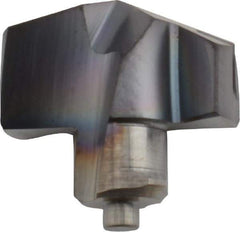 Iscar - Series ICM, 17.5mm Diam Grade IC908 140° Replaceable Drill Tip - Carbide, TiAlN Finish, 17 Seat Size, Through Coolant - USA Tool & Supply