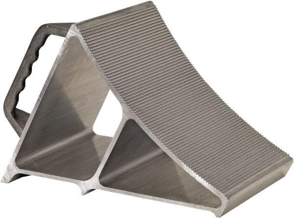 Vestil - 7" Wide x 8" High x 13-1/16" Deep, Aluminum Wheel Chock - USA Tool & Supply