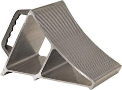 Vestil - 7" Wide x 8" High x 13-1/16" Deep, Aluminum Wheel Chock - USA Tool & Supply