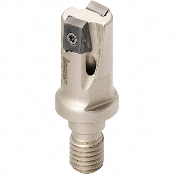 Iscar - 1-1/4" Cut Diam, 0.315" Max Depth of Cut, 1.18" OAL, Indexable Square Shoulder End Mill - T490 LN.T 0804 Inserts, M12 Modular Connection, 90° Lead Angle, Through Coolant, Series Helitang - USA Tool & Supply