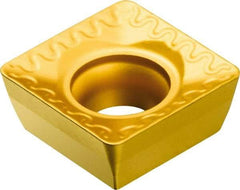 Sandvik Coromant - SPMT432 WL Grade 235 Carbide Milling Insert - TiCN/TiN Finish, 4.75mm Thick, 1/2" Inscribed Circle, 0.8mm Corner Radius - USA Tool & Supply