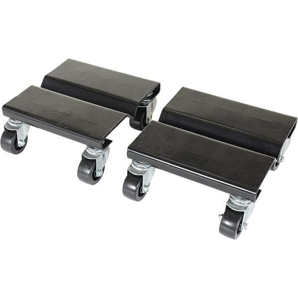 Vestil - 500 Lb Capacity Steel Dolly - 8" Long x 8" Wide - USA Tool & Supply