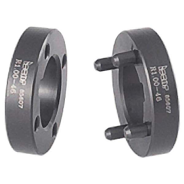 Iscar - 1.5748 Inch Hole Diameter, Compatible Toolholder Style GM-DG, SGSF, TGSF, Slotting Cutter Drive Flange Set - 3.1496 Inch Ring Outside Diameter, 0.4724 Inch Ring Width - USA Tool & Supply