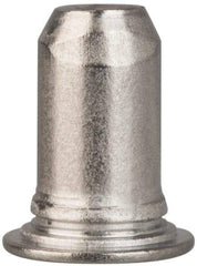 Electro Hardware - 3.02mm Diam x 10mm Long Captive Pilot Pin - A-286 Stainless Steel, Passivated Finish, Straight End - USA Tool & Supply