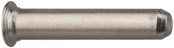 Electro Hardware - 0.27" Diam x 1" Long Self Clinching Pilot Pin - 300 Stainless Steel, Passivated Finish, Tapered End - USA Tool & Supply