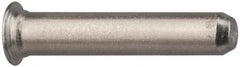 Electro Hardware - 0.27" Diam x 1/2" Long Self Clinching Pilot Pin - 300 Stainless Steel, Passivated Finish, Tapered End - USA Tool & Supply