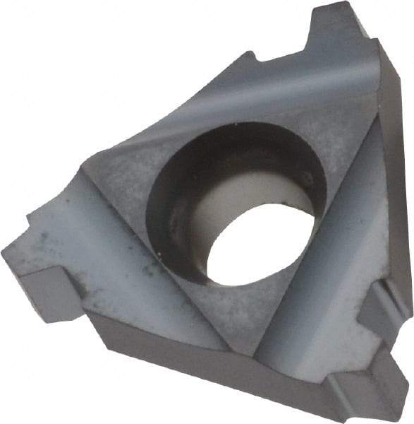 Iscar - 16EL External Left Hand 8 Stub Acme Laydown Threading Insert - Grade IC908, TiAlN Coated Carbide, 9.53mm Inscribed Circle - USA Tool & Supply