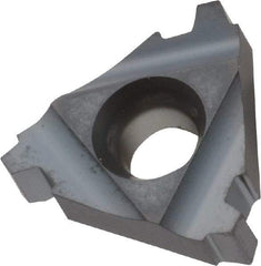 Iscar - 16EL External Left Hand 8 Stub Acme Laydown Threading Insert - Grade IC908, TiAlN Coated Carbide, 9.53mm Inscribed Circle - USA Tool & Supply