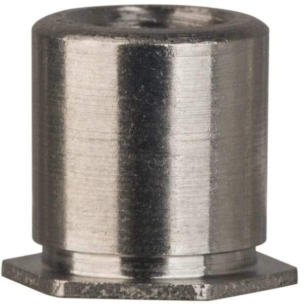 Electro Hardware - #4-40, 0.187" OAL, 0.187" Across Flats, Stainless Steel Hex Female Circuit Board Standoffs - 0.187" Body Length, Passivated Finish - USA Tool & Supply