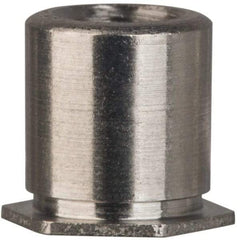 Electro Hardware - #4-40, 0.187" OAL, 0.187" Across Flats, Stainless Steel Hex Female Circuit Board Standoffs - 0.187" Body Length, Passivated Finish - USA Tool & Supply