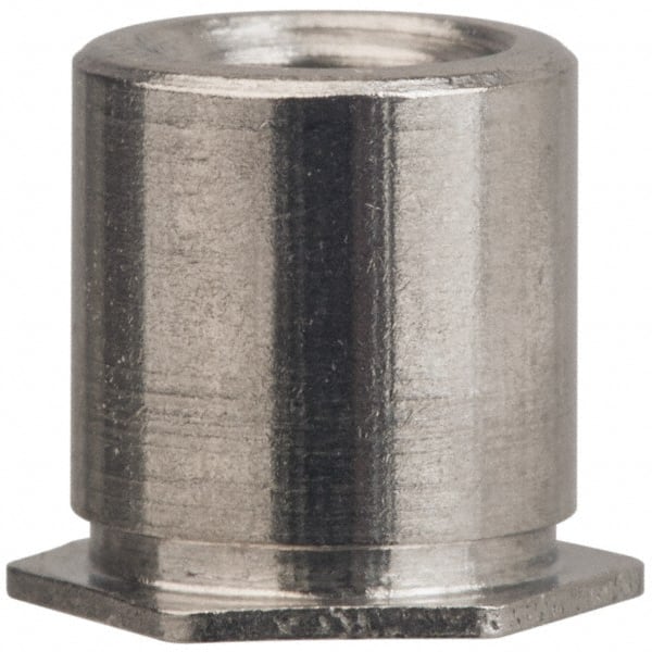 Electro Hardware - #6-32, 1/2" OAL, 1/4" Across Flats, Stainless Steel Female Hex Circuit Board Standoff - USA Tool & Supply