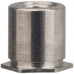 Electro Hardware - #6-32, 1/2" OAL, 1/4" Across Flats, Stainless Steel Female Hex Circuit Board Standoff - USA Tool & Supply