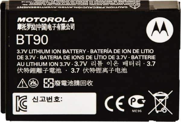 Motorola - Two Way Radio Battery - Lithium-Ion, Series CLP & DLR - USA Tool & Supply