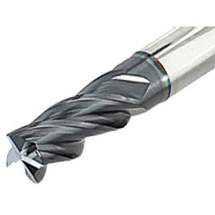 Iscar - 6mm, 4 Flute, Single End, Solid Carbide, 0.2mm Corner Radius End Mill - 61mm OAL, Right Hand Flute, 12mm LOC, Right Hand Cut, 25mm Extended Reach - USA Tool & Supply