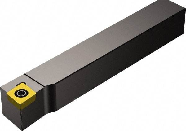 Sandvik Coromant - QS-SCLC, Right Hand Cut, -5° Lead Angle, 1/2" Shank Height x 1/2" Shank Width, Neutral Rake Indexable Turning Toolholder - 2.7559" OAL, CCMT 09 T3 08 Insert Compatibility, Series CoroTurn 107 - USA Tool & Supply