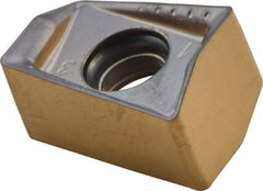 Iscar - H490 ANKX1706 RM Grade IC830 Carbide Milling Insert - TiAlN/TiN Finish, 0.4094" Thick, 0.8mm Corner Radius - USA Tool & Supply