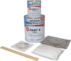 Rust-Oleum - 30 oz/90 oz Can Gloss Tan Gloss Floor Coating - <100 g/L VOC Content - USA Tool & Supply