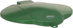 Vikan - 3 Gal Polypropylene Pail Lid - Green, For Use with 5687 - USA Tool & Supply