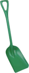 Remco - 14-1/2" High Square Plastic Shovel - 24-5/8" Long D-Grip Handle - USA Tool & Supply