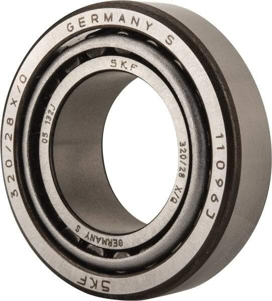 SKF - 28mm Bore Diam, 52mm OD, 16mm Wide, Tapered Roller Bearing - 31,900 N Dynamic Load Capacity, 38,000 N Static Load Capacity - USA Tool & Supply