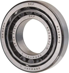 SKF - 40mm Bore Diam, 80mm OD, 19.75mm Wide, Tapered Roller Bearing - 61,600 N Dynamic Load Capacity, 68,000 N Static Load Capacity - USA Tool & Supply