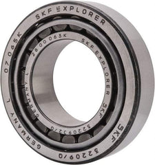 SKF - 45mm Bore Diam, 85mm OD, 24.75mm Wide, Tapered Roller Bearing - 80,900 N Dynamic Load Capacity, 98,000 N Static Load Capacity - USA Tool & Supply