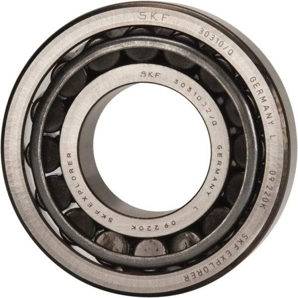 SKF - 50mm Bore Diam, 110mm OD, 29.25mm Wide, Tapered Roller Bearing - 125,000 N Dynamic Load Capacity, 140,000 N Static Load Capacity - USA Tool & Supply