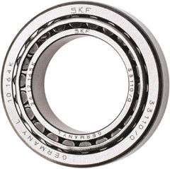 SKF - 50mm Bore Diam, 85mm OD, 26mm Wide, Tapered Roller Bearing - 85,800 N Dynamic Load Capacity, 122,000 N Static Load Capacity - USA Tool & Supply