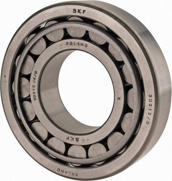 SKF - 65mm Bore Diam, 140mm OD, 36mm Wide, Tapered Roller Bearing - 194,000 N Dynamic Load Capacity, 228,000 N Static Load Capacity - USA Tool & Supply