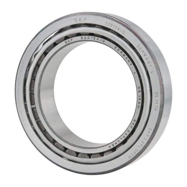 SKF - 65mm Bore Diam, 100mm OD, 23mm Wide, Tapered Roller Bearing - 84,200 N Dynamic Load Capacity, 127,000 N Static Load Capacity - USA Tool & Supply