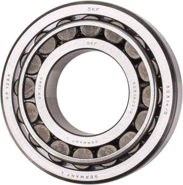 SKF - 70mm Bore Diam, 150mm OD, 38mm Wide, Tapered Roller Bearing - 220,000 N Dynamic Load Capacity, 260,000 N Static Load Capacity - USA Tool & Supply