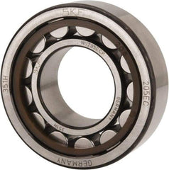 SKF - 25mm Bore Diam, 52mm Outside Diam, 15mm Wide Cylindrical Roller Bearing - 28,600 N Dynamic Capacity, 27,000 Lbs. Static Capacity - USA Tool & Supply