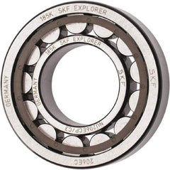 SKF - 30mm Bore Diam, 62mm Outside Diam, 16mm Wide Cylindrical Roller Bearing - 38,000 N Dynamic Capacity, 36,500 Lbs. Static Capacity - USA Tool & Supply